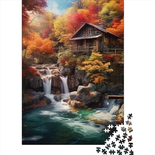 Alpine Ruhe Puzzles 1000 Teile Schwer Puzzle Spielzeug Pädagogisches Spiel Impossible Herausforderungsspielzeug Für Erwachsene Und Kinder Ab 14 Jahren 1000pcs (75x50cm) von NoveAurora