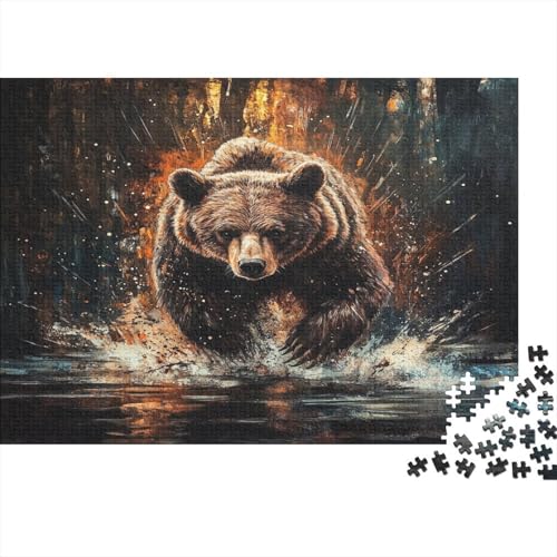 Brown Bär 1000 Teile Puzzle, Puzzles Für Erwachsene, 1000 Teile Puzzlespiel Für Jugendliche & Erwachsene Puzzlespiel Puzzel 1000pcs (75x50cm) von NoveAurora