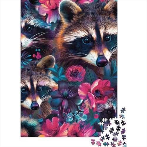 Cute Tiere Puzzles 1000 Teile Schwer Puzzle Spielzeug Lernspiel Impossible Herausforderungsspielzeug Für Erwachsene Und Kinder in Bewährter 1000pcs (75x50cm) von NoveAurora