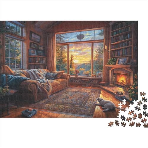 Komfortable Kabine Puzzlespiel 1000 Teile Für Erwachsene, Einzigartige Kunstwerke Und Vorlage - Geburtstagsgeschenk - Spaßige Puzzles Mit Überraschung Von Puzzle in A Bag Puzzel 1000pcs (75x50cm) von NoveAurora