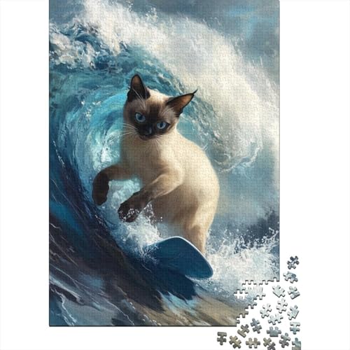 Ragdoll Puzzle 1000-teilige Schwer Puzzle Spielzeug Lernspiel Impossible Herausforderung Spielzeug Für Erwachsene Und Kinder Ab 12 Jahren 1000pcs (75x50cm) von NoveAurora
