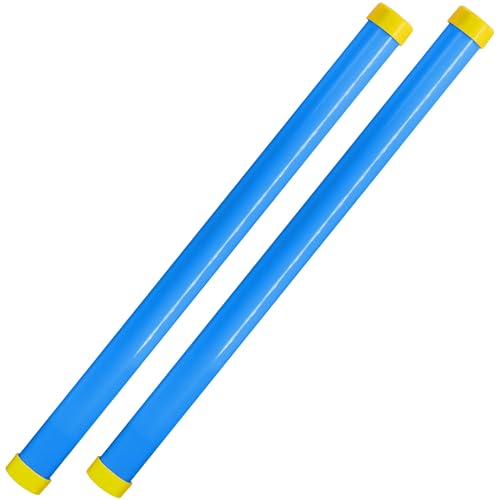 Novelty Place 2er Set 40cm Grummelrohr-Lärmgeneratoren – lustige Partylärmer für Kinder/Erwachsene, Sound-Tuben als Partyfavor (blau) von Novelty Place