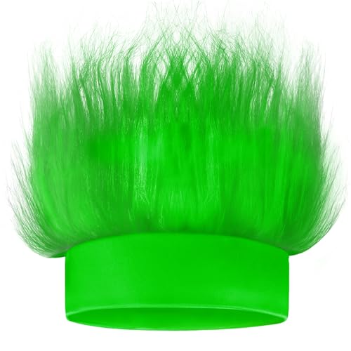 Novelty Place Grünes Haar-Kostüm-Stirnband – lustige flauschige Crazy-Hair-Perücke Troll – ideal für Sportpartys, Kostüme, Cosplay und Halloween – ideal für Kinder, Jugendliche und Erwachsene Novelty Place Grünes Haar-Kostüm-Stirnband – lustige flauschige Crazy-Hair-Perücke Troll – ideal für Sportpartys, Kostüme, Cosplay und Halloween – ideal für Kinder, Jugendliche und Erwachsene von Novelty Place