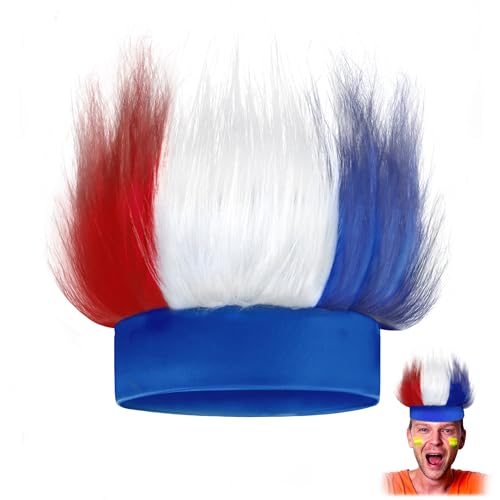 Novelty Place Patriotisches Flusen-Headband – Rot-Weiß-Blau Troll-Wig-Hut, USA-Überzüge für 4 Juli, Gedenktage, Sportevents & Kostüme Novelty Place Patriotisches Flusen-Headband – Rot-Weiß-Blau Troll-Wig-Hut, USA-Überzüge für 4 Juli, Gedenktage, Sportevents & Kostüme von Novelty Place