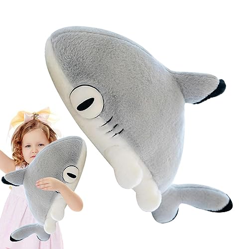 Novent Hai gefüllter Plüsch - Stofftier-Plüschpuppe - Plüschpuppe, Stofftier, Stoffplüsch, süßes Tierpuppenspielzeug, Plüschgeschenk für Kinder, PP-Baumwollfüllung, Partygeschenke Novent Hai gefüllter Plüsch - Stofftier-Plüschpuppe - Plüschpuppe, Stofftier, Stoffplüsch, süßes Tierpuppenspielzeug, Plüschgeschenk für Kinder, PP-Baumwollfüllung, Partygeschenke von Novent