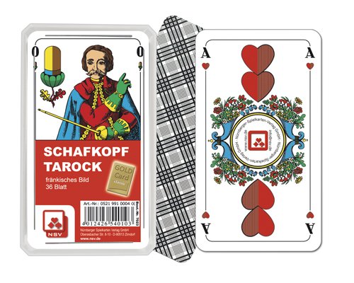 05219910004 - Nürnberger Spielkarten - Schafkopf Classic, fränkisches Bild im Klarsichtetui von Nrnberger Spielkarten