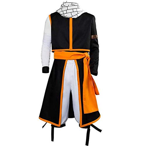 NSOKing Fairy Tail 4 Etherious Natsu Dragneel Cosplay Kostüm Halloween Outfit Custom - Schwarz - Herren-XX-Large von Nsoking