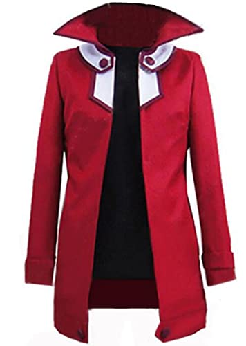 Nsoking Anime-Cosplay-Kostüm, Umhang, Jacke, Mantel, Herren-Uniform, Halloween, maßgeschneidert, Rot, Größe XS Nsoking Anime-Cosplay-Kostüm, Umhang, Jacke, Mantel, Herren-Uniform, Halloween, maßgeschneidert, Rot, Größe XS von Nsoking