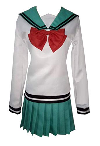 Nsoking Anime Damenkostüm Teruhashi Kokomi Cosplay Schuluniform Matrosenanzug (groß, Mädchen-Set) von Nsoking