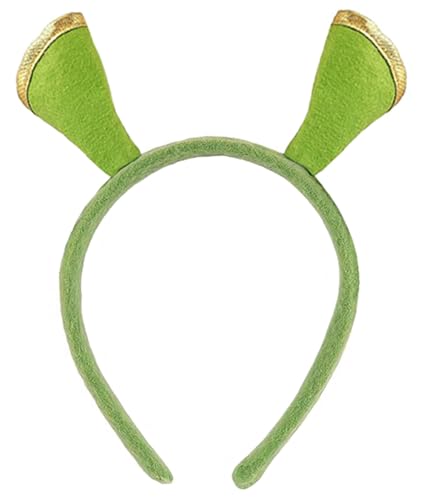 NuJake Green Ogre Kostüm Stirnband Shrek & Fiona Fasching von NuJake