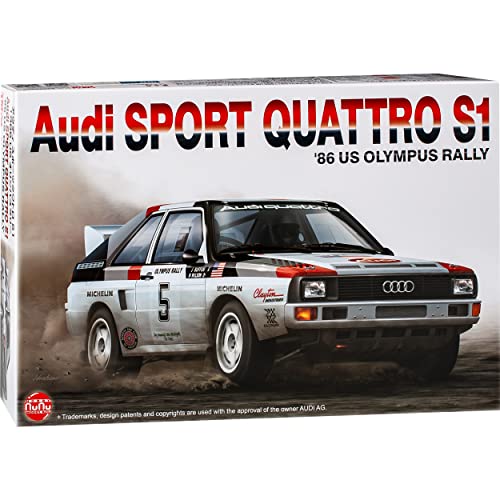 NuNu Hobby A*U*D*I Quattro S1 1986 USA US Olympus Rally Kit Bausatz 1/24 Modell Auto mit individiuellem Wunschkennzeichen NuNu Hobby A*U*D*I Quattro S1 1986 USA US Olympus Rally Kit Bausatz 1/24 Modell Auto mit individiuellem Wunschkennzeichen von NuNu Hobby