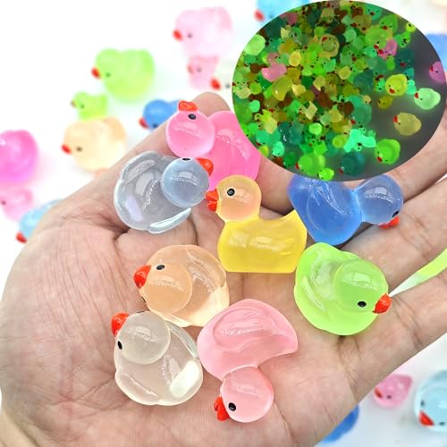 Leuchtende große Ente aus Kunstharz, große Ente, Miniaturfiguren, Gartenlandschaft, Aquarium, Puppenhaus, Topfpflanzen, Dekorationen, 50 Stück Leuchtende große Ente aus Kunstharz, große Ente, Miniaturfiguren, Gartenlandschaft, Aquarium, Puppenhaus, Topfpflanzen, Dekorationen, 50 Stück von Nuanmu