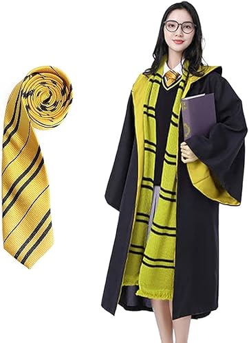 Nubincai Magician Robe, Wizard Cosplay Set Ties Wizard Costume Enchanted Party Birthday Costumes for Adults and Children, Wizard Costume for Cosplay Carnival Fancy Dress Party von Nubincai