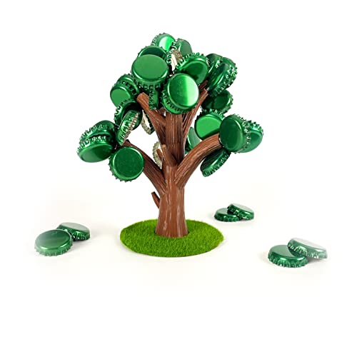 Nubsi Kronkorkenbaum Männergeschenk Trinkspiel Bier Magnetbaum Kronkorken Baum Magnetsammler von Nubsi