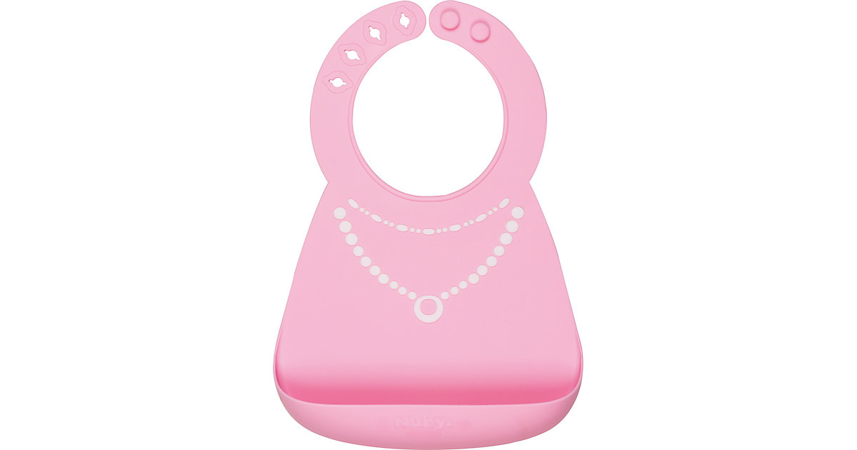 Lätzchen mit Auffangschale Prinzessin pink von Nuby