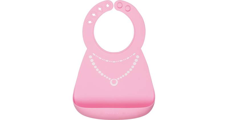 Lätzchen mit Auffangschale Prinzessin pink von Nuby