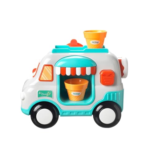 Nuby Seifenblasen-Eiswagen | Badspielzeug | Interaktives Wasserspielzeug | Ab 3 Monaten von Nuby