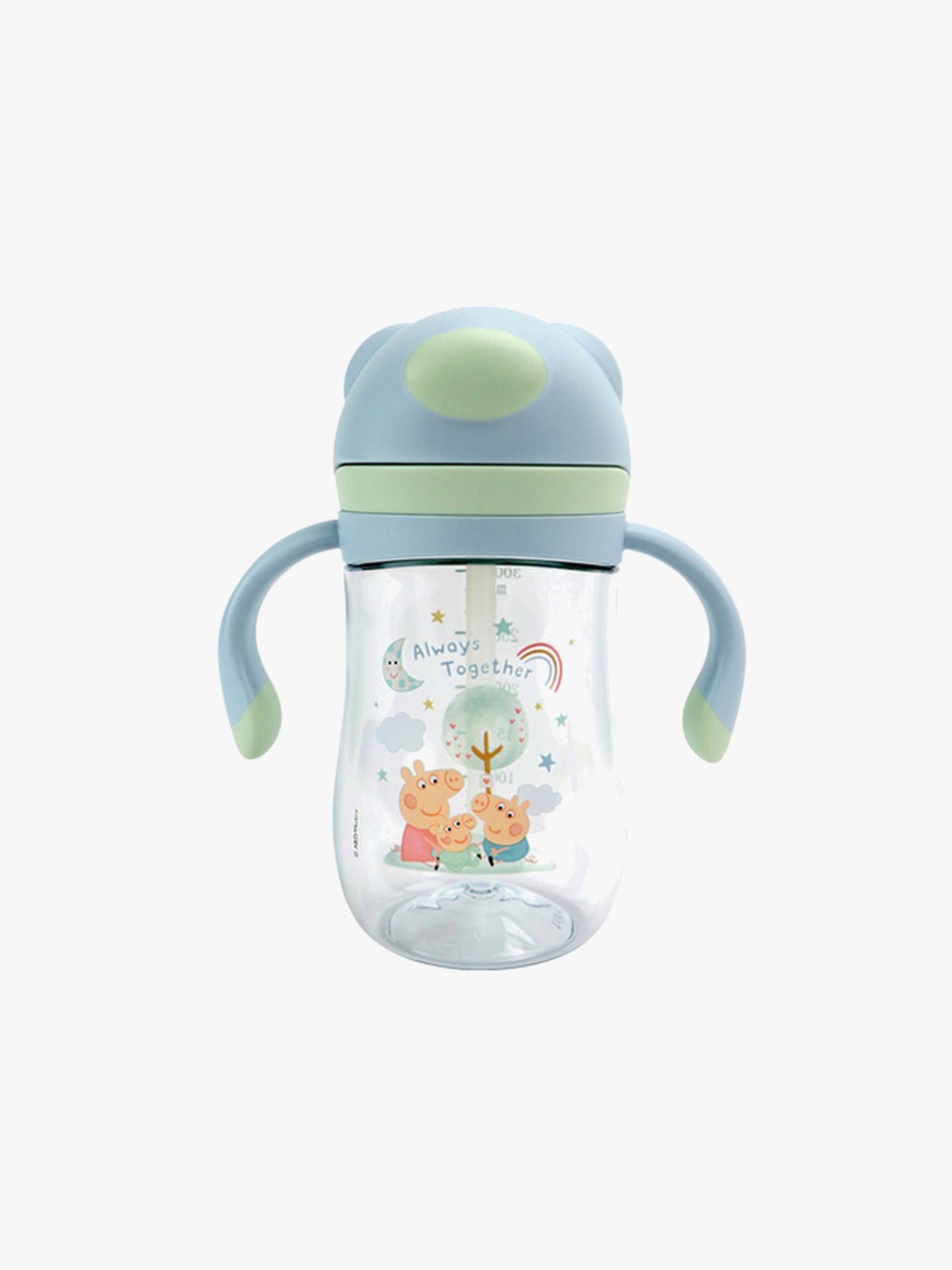 Nuby Evie Peppa Pig Trinkhalmbecher 240 ml, Blau Nuby Evie Peppa Pig Trinkhalmbecher 240 ml, Blau von Nuby