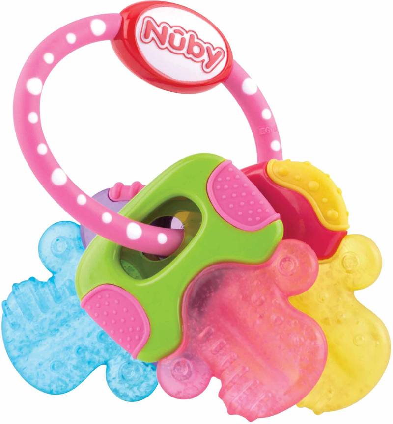 Nûby Icebite Beißringe Schlüssel, Beißspielzeug von Nuby