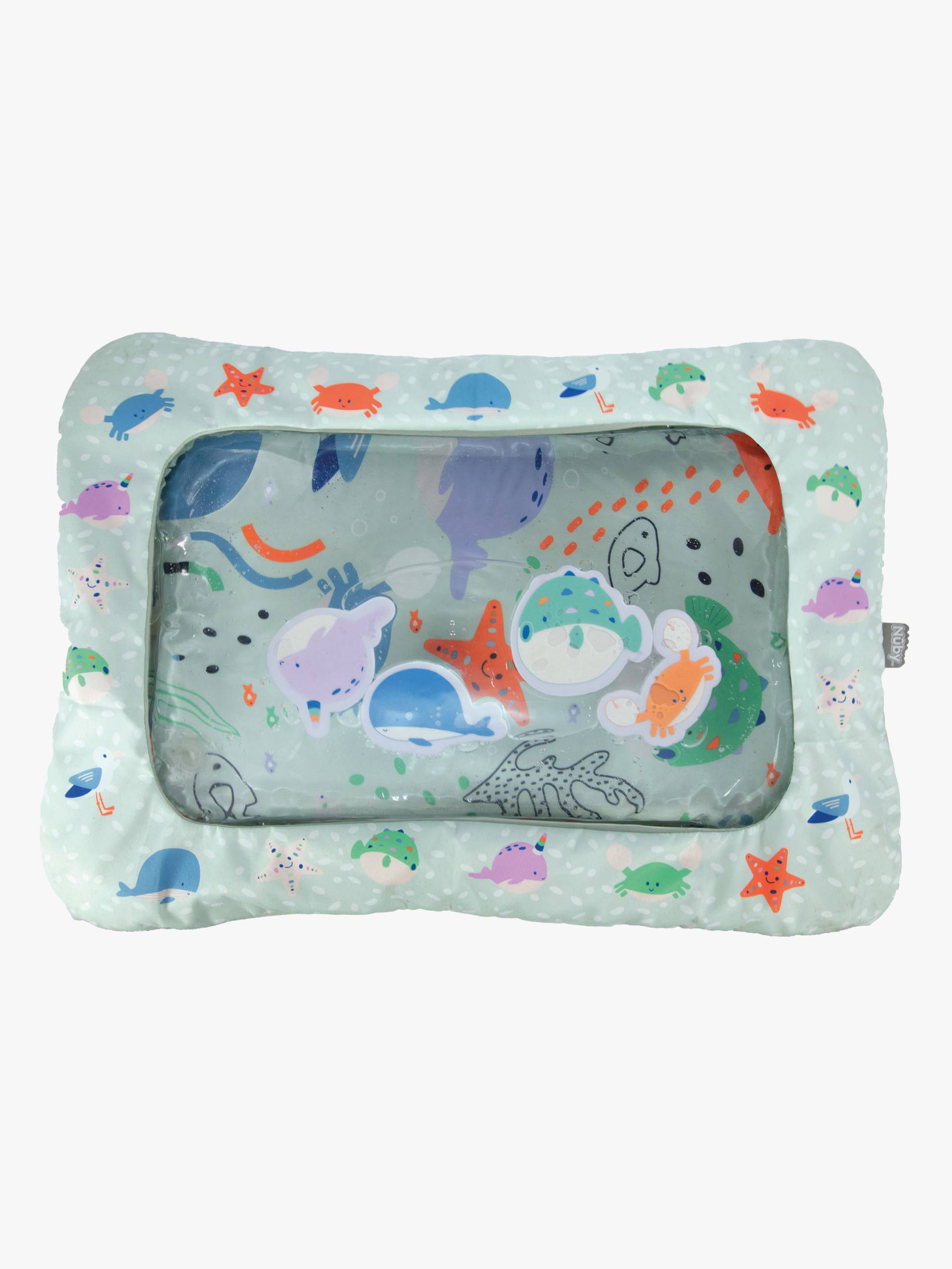 Nuby Ocean Friends Tummy Time Wasser-Spielteppich, Babyspielzeug von Nuby