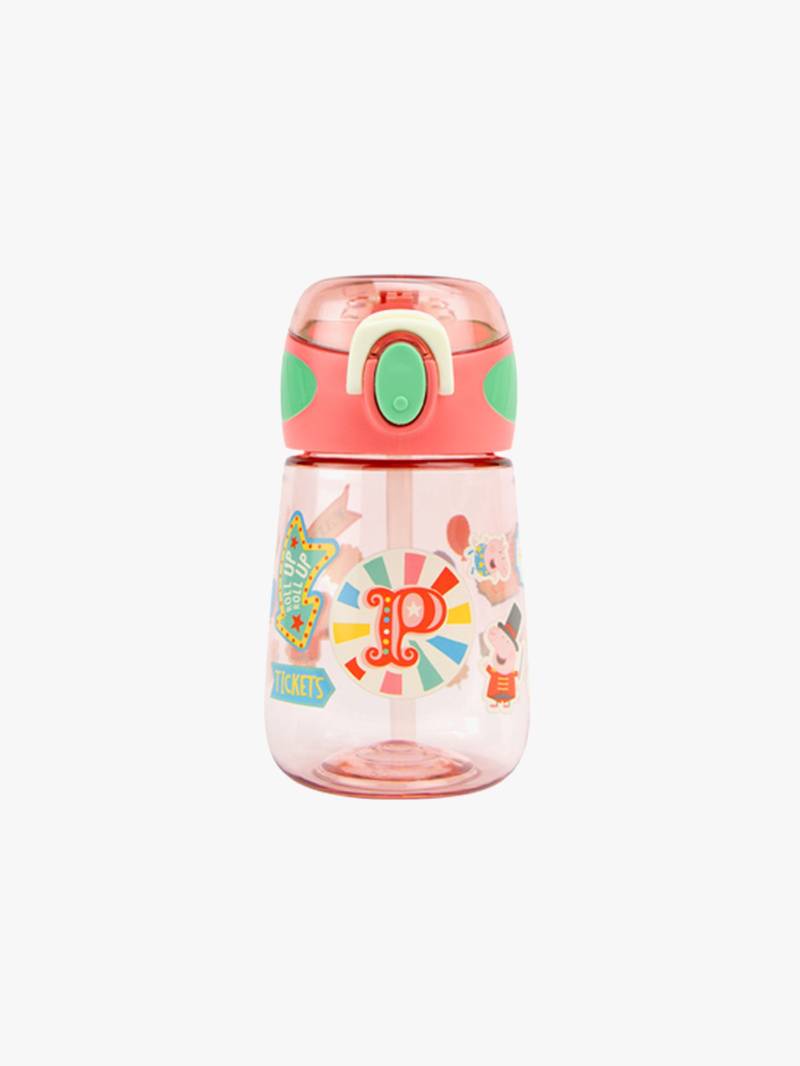 Nuby Peppa Pig 2-in-1 Trinkflasche 400 ml, Rosa von Nuby