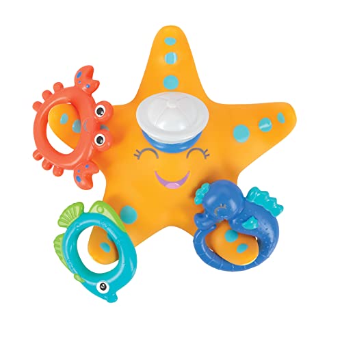 Nuby Seestern Hoopla Schwimmendes Badespielzeug - Inklusive 3 Wurfringen | BPA-frei | Geeignet ab 18 Monaten Nuby Seestern Hoopla Schwimmendes Badespielzeug - Inklusive 3 Wurfringen | BPA-frei | Geeignet ab 18 Monaten von Nuby