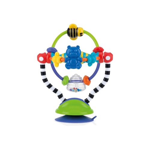 Nuby Silly Spinwheel | Spielzeug mit Saugnapfbasis | Interaktives Spielzeug für Hochstühle für Babys und Kleinkinder | Ab 6 Monaten Nuby Silly Spinwheel | Spielzeug mit Saugnapfbasis | Interaktives Spielzeug für Hochstühle für Babys und Kleinkinder | Ab 6 Monaten von Nuby