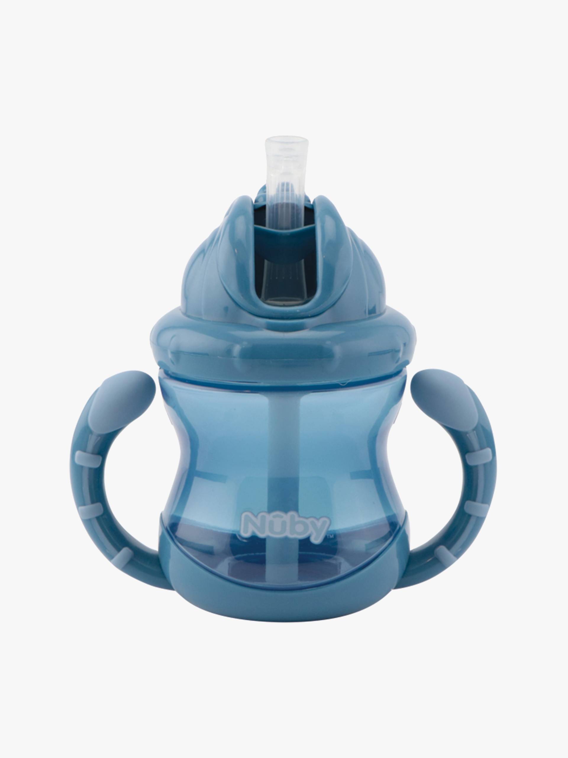 Nuby Twin Handle Flip It Becher 240 ml +12 m, Blau Nuby Twin Handle Flip It Becher 240 ml +12 m, Blau von Nuby
