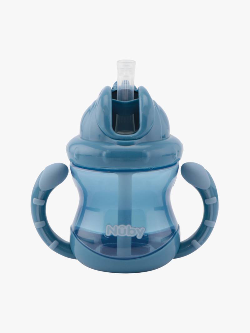 Nuby Twin Handle Flip It Becher 240 ml +12 m, Blau Nuby Twin Handle Flip It Becher 240 ml +12 m, Blau von Nuby