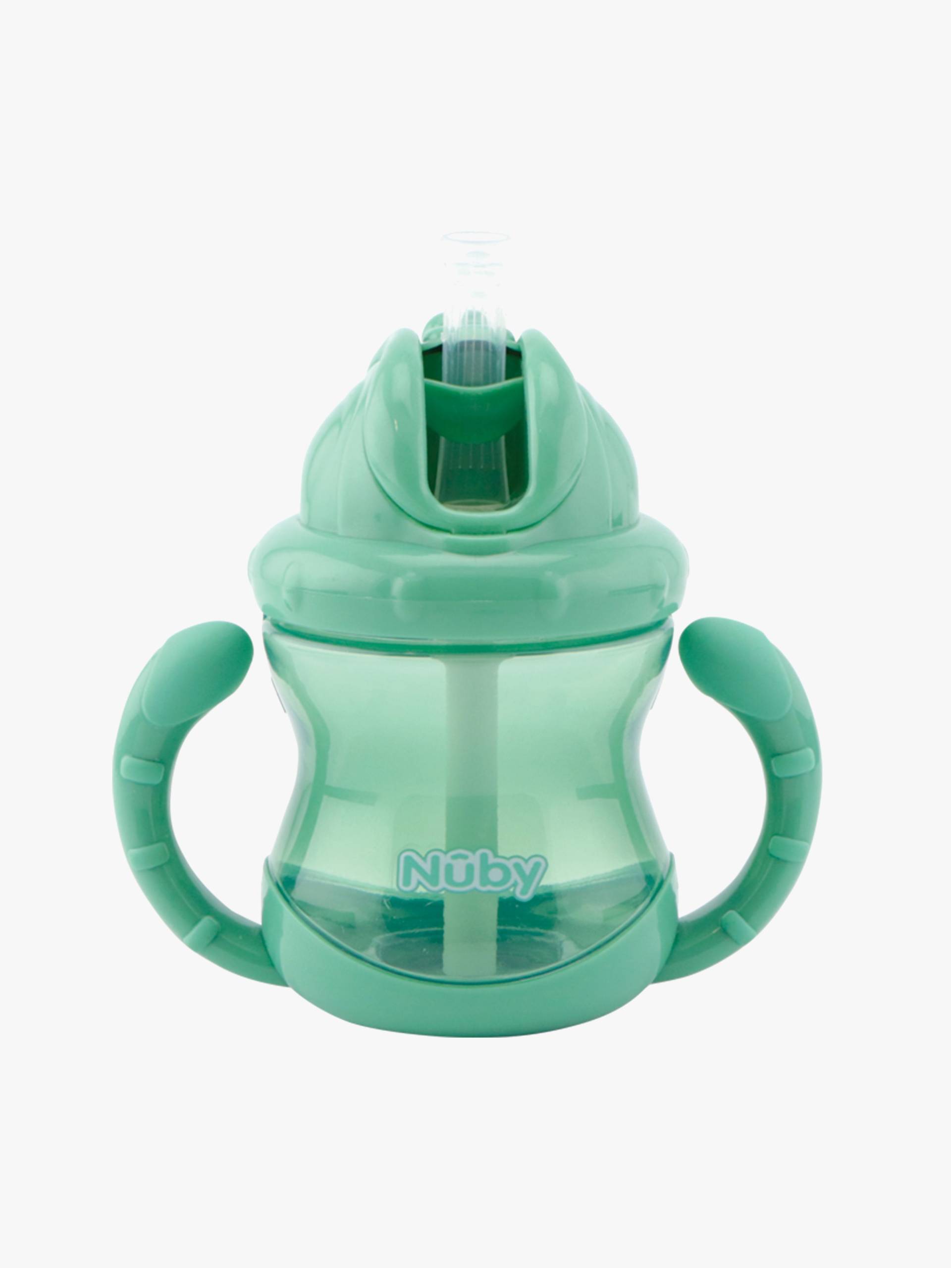 Nuby Twin Handle Flip It Becher 240 ml +12 m, Grün Nuby Twin Handle Flip It Becher 240 ml +12 m, Grün von Nuby