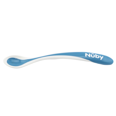 Nûby Wärmesensorlöffel Hot Safe 4er Set ab 3 Monaten in blau von Nuby