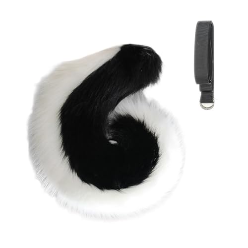 Nucelit 1/2 x Tierohren-Haarbänder, Tierschwanz, Hundekostüme, Hundeohren, Stirnband, Kunstfell, Halloween, Cosplay, Party, Kostüme, Kunstpelze von Nucelit