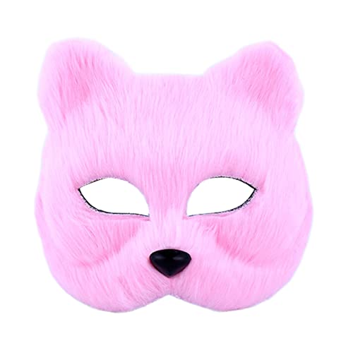Nucelit Fox-Mask Plüsch-Maske, Halloween, halbes Gesicht, kreative Tierrequisiten für Männer und Frauen Nucelit Fox-Mask Plüsch-Maske, Halloween, halbes Gesicht, kreative Tierrequisiten für Männer und Frauen von Nucelit