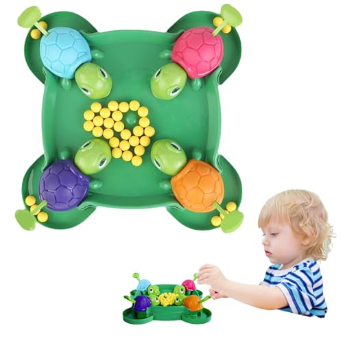 Nudorpn Brettspiel für Kinder, Hungrige Schildkröten Fütterungsspiel, Interaktives Brettspiel, Vorschulspiel, 2-4-Spieler-Tischspiel für Kinder, Familien, Partys Nudorpn Brettspiel für Kinder, Hungrige Schildkröten Fütterungsspiel, Interaktives Brettspiel, Vorschulspiel, 2-4-Spieler-Tischspiel für Kinder, Familien, Partys von Nudorpn