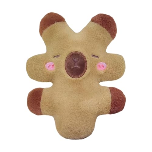 Nudorpn Capybara Plüschpuppe, Capybara Plüschspielzeug - Anime Plüschpuppe - Cartoon-Figur hautfreundlich, Kissen Dekoration für Mädchen, Kinderspiel Wohnzimmer Nudorpn Capybara Plüschpuppe, Capybara Plüschspielzeug - Anime Plüschpuppe - Cartoon-Figur hautfreundlich, Kissen Dekoration für Mädchen, Kinderspiel Wohnzimmer von Nudorpn