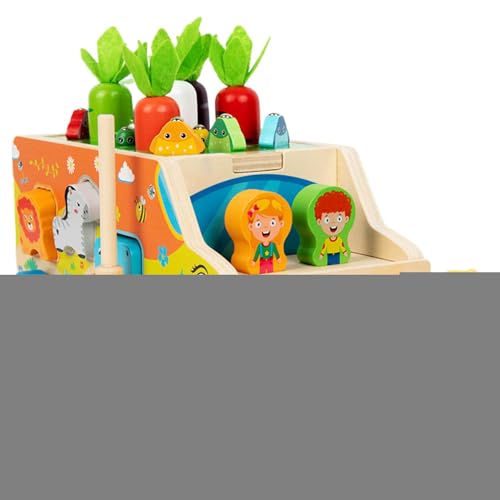 Nudorpn Feinmotorik Spiele | Karottenernte Formensortierspiel für frühkindliche Förderung | Lernspielzeug Kinder 1-3 Jahre Vorschule Aktivitäten Zuhause von Nudorpn
