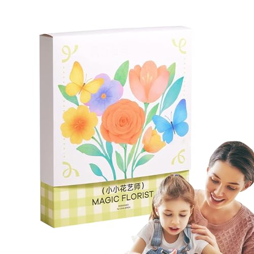 Nudorpn Florale Aktivitäten, wissenschaftliches Set, Blumen aus Papier, Künstlerspielzeug mit Blättern, Aquarellfarben und Ausmalen, für Blumenstrauß, Geburtstag, Gartenarbeit, Ostern Nudorpn Florale Aktivitäten, wissenschaftliches Set, Blumen aus Papier, Künstlerspielzeug mit Blättern, Aquarellfarben und Ausmalen, für Blumenstrauß, Geburtstag, Gartenarbeit, Ostern von Nudorpn