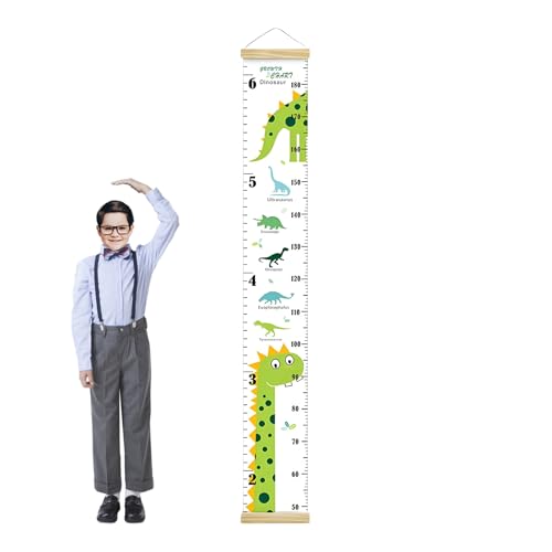 Nudorpn Größenmessgerät für die Wand, Leinwand, Wachstumstabelle, Baby, Wanddekoration, Kinderzimmer, Kurve, Wachstumskurve, Baby, Mädchen und von Nudorpn