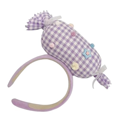 Nudorpn Haarband Für Damen - 3D Süßigkeiten Kopfschmuck Kostüm Zubehör - Bequemes Festliches Haarband Für Kostüm Outfit Geburtstag Halloween Weihnachten Party Mode Freundetreffen von Nudorpn