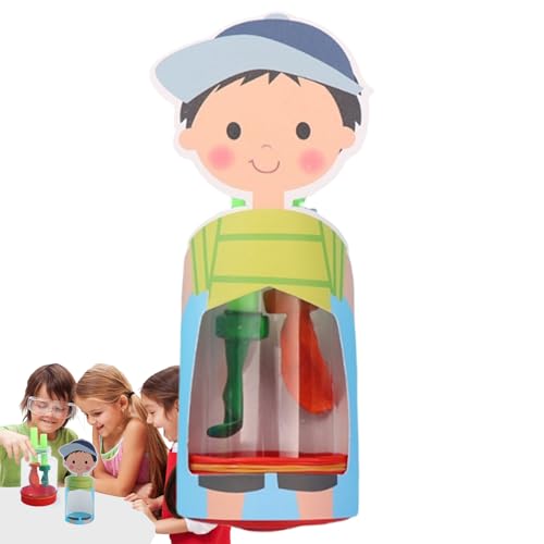 Nudorpn Lungenfunktionsmodell – Lernmodell des Atmungssystems | Pädagogisches Werkzeug für Schüler – wissenschaftliches Spielzeug über Atmung und menschliche Anatomie von Nudorpn
