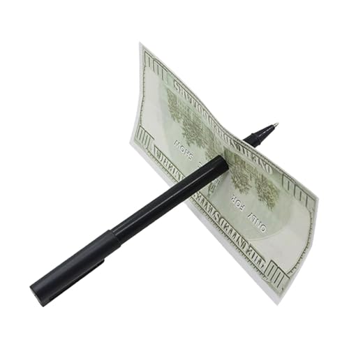 Nudorpn Stift auf der Karte, magischer Zauberturm, Stift durch die Karte Zaubertricks, Stift durch den Zaubertrick des Dollar, für Erwachsene, Amateure von Nudorpn