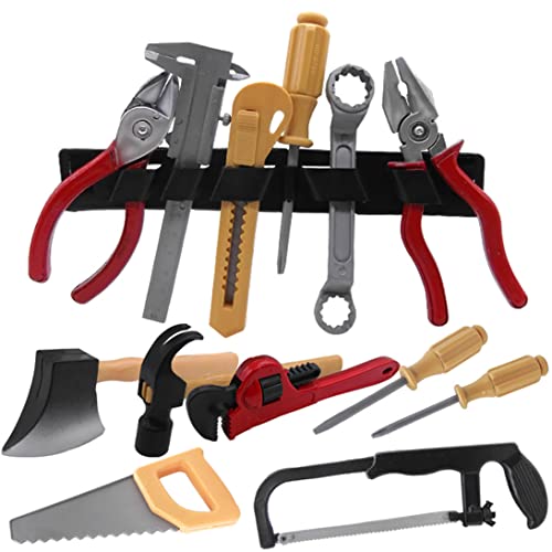 Nuelreva 14pcs Kinder tun Play Tool Kit Handbuch Reparaturen für Bauspielzeug -Tool -Pädagogikspielzeugkit Kleinkinder Kinder (zufällig) von Nuelreva