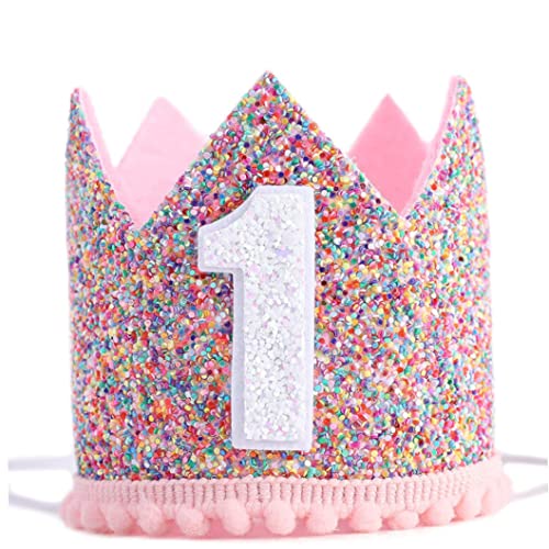 Nuelreva Baby Girls 1. Geburtstagsfeier Hut Verstellbarer Sparkle Tiara Stirnbänder Babys Geburtstagsrequisiten Geburtstag Hüte Nuelreva Baby Girls 1. Geburtstagsfeier Hut Verstellbarer Sparkle Tiara Stirnbänder Babys Geburtstagsrequisiten Geburtstag Hüte von Nuelreva