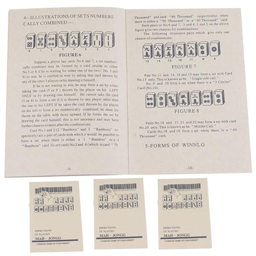 Nuelreva Mahjong -Karten 2024 4pcs großer Mahjong -Buch für Anfänger, einschließlich Regeln und Strategien, wie Man für komplette Novices -Karten spielt 2024 Nuelreva Mahjong -Karten 2024 4pcs großer Mahjong -Buch für Anfänger, einschließlich Regeln und Strategien, wie Man für komplette Novices -Karten spielt 2024 von Nuelreva
