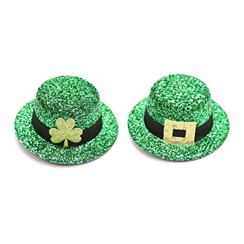 Nuelreva Mini St. Patricks Day Hut Grüne Mini Top Hut Haarnadel Haarzubehör für St. Patricks Day Decor 2pcs Hüte Nuelreva Mini St. Patricks Day Hut Grüne Mini Top Hut Haarnadel Haarzubehör für St. Patricks Day Decor 2pcs Hüte von Nuelreva