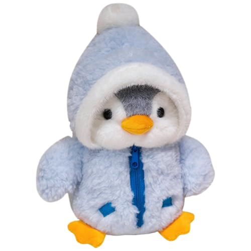 Nuelreva Penguin Plüsch, niedliches Pinguin -Stofftier mit Hut und Kleidung 10 kuschelige Weihnachts -Stofftiere, weiche Körperpudgie Pinguine für Home Weihnachtsfeier Winterschmuckgeschenk, Blau Nuelreva Penguin Plüsch, niedliches Pinguin -Stofftier mit Hut und Kleidung 10 kuschelige Weihnachts -Stofftiere, weiche Körperpudgie Pinguine für Home Weihnachtsfeier Winterschmuckgeschenk, Blau von Nuelreva