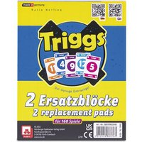 ASS 130014477 - Triggs, 2 Ersatzblöcke für 160 Spiele, Zusatzblöcke von Nürnberger Spielkarten Verlag
