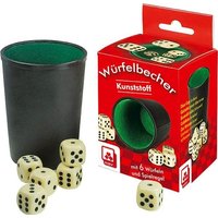 Nürnberger Spielkarten - Würfelbecher Kunststoff mit Filzeinlage und Würfel in Faltschachtel Nürnberger Spielkarten - Würfelbecher Kunststoff mit Filzeinlage und Würfel in Faltschachtel von Nürnberger Spielkarten