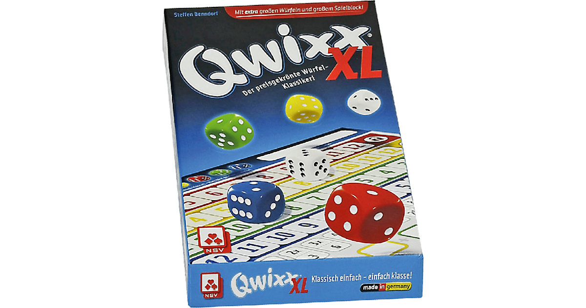 Qwixx XL von Nürnberger Spielkarten