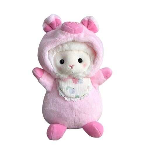Nuhjytgf Plüschtier mit Lamm, niedliches Plüschschaf mit tragbarer Kleidung, 24,8 cm, weiches Sammlerstück, Kuschelpuppe für Ostern, Weihnachten, Geburtstagsparty Nuhjytgf Plüschtier mit Lamm, niedliches Plüschschaf mit tragbarer Kleidung, 24,8 cm, weiches Sammlerstück, Kuschelpuppe für Ostern, Weihnachten, Geburtstagsparty von Nuhjytgf